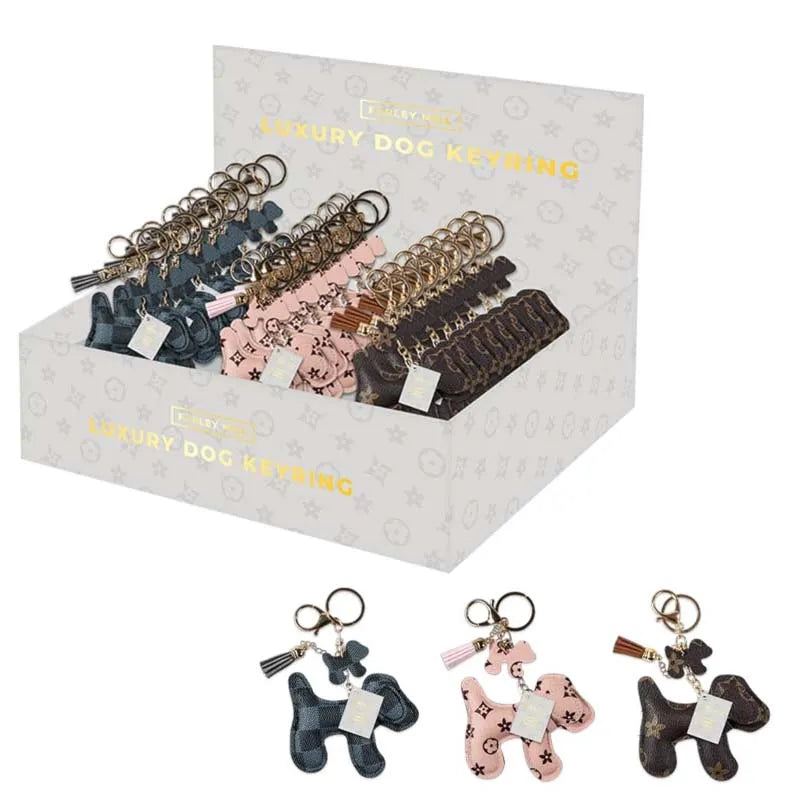 Tex13120Ob Luxury Dog Keyring X24 (Pack of 24)