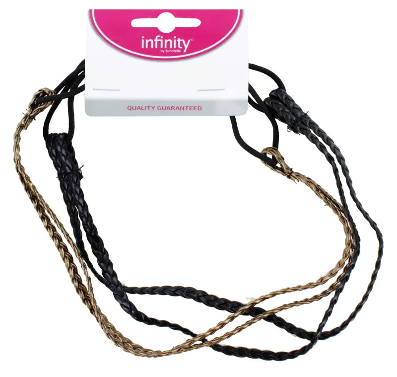 Leatherette Elasticated Kylies 2S (Pack of 3)