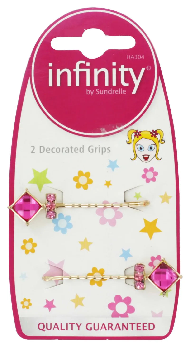 Infinity 2 Decorated Clips (Pack of 6)