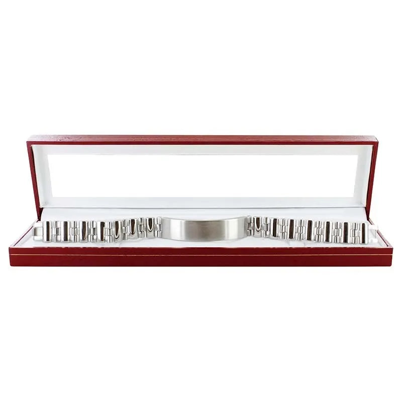 Ja6463 S/S Mens I.D. Bracelet Boxed (Pack of 6)