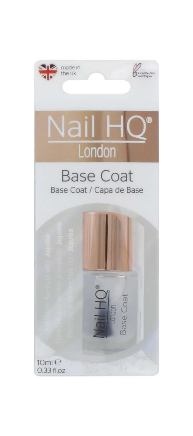 Nail Hq Base Coat 10ML 80 45 201 (Pack of 6)