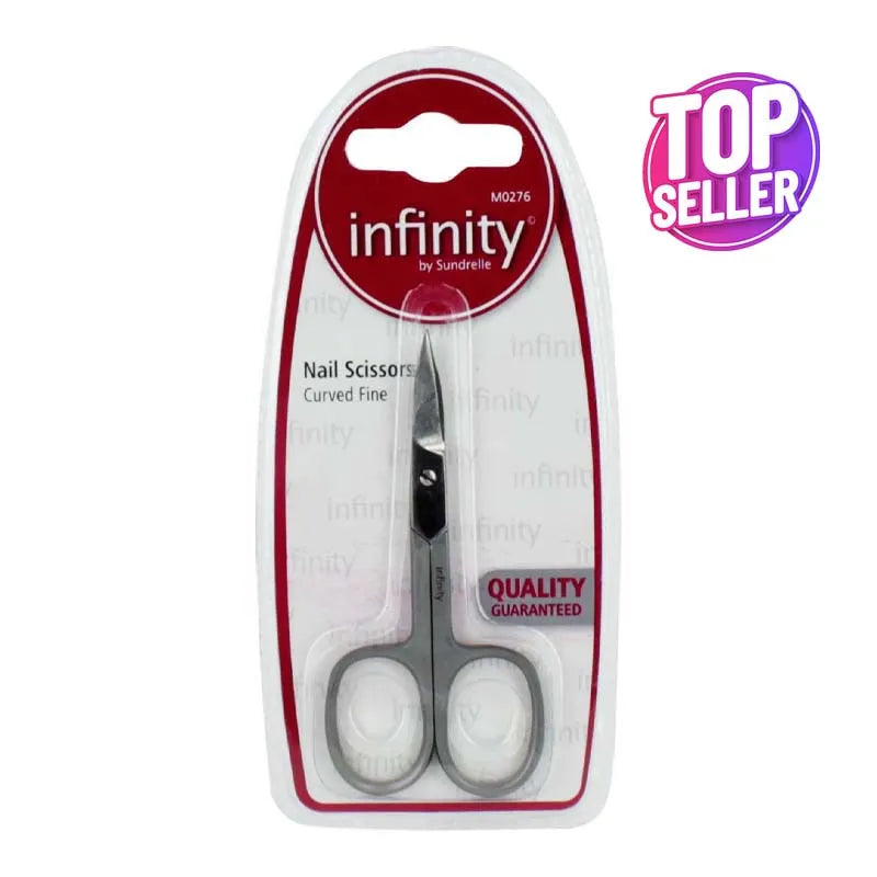 Infinity Nail Scissors Curved Fine (Pack of 6)