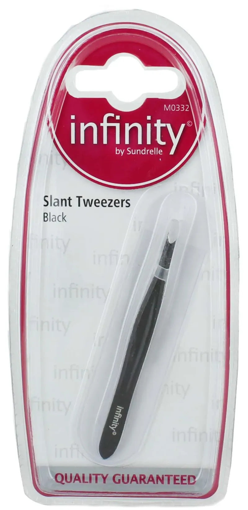 Infinity Black Tweezer Slant (Pack of 6)