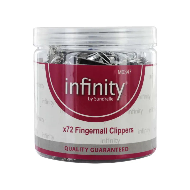 Infinity Fingernail Clippers X 72 (Pack of 72)