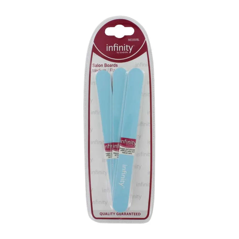 Infinity 3 Pack Salon Boards Blue (Pack of 6)
