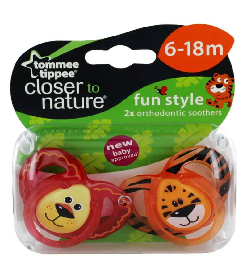 43335802 Tt Fun Style Soothers 6-18 (Pack of 3)