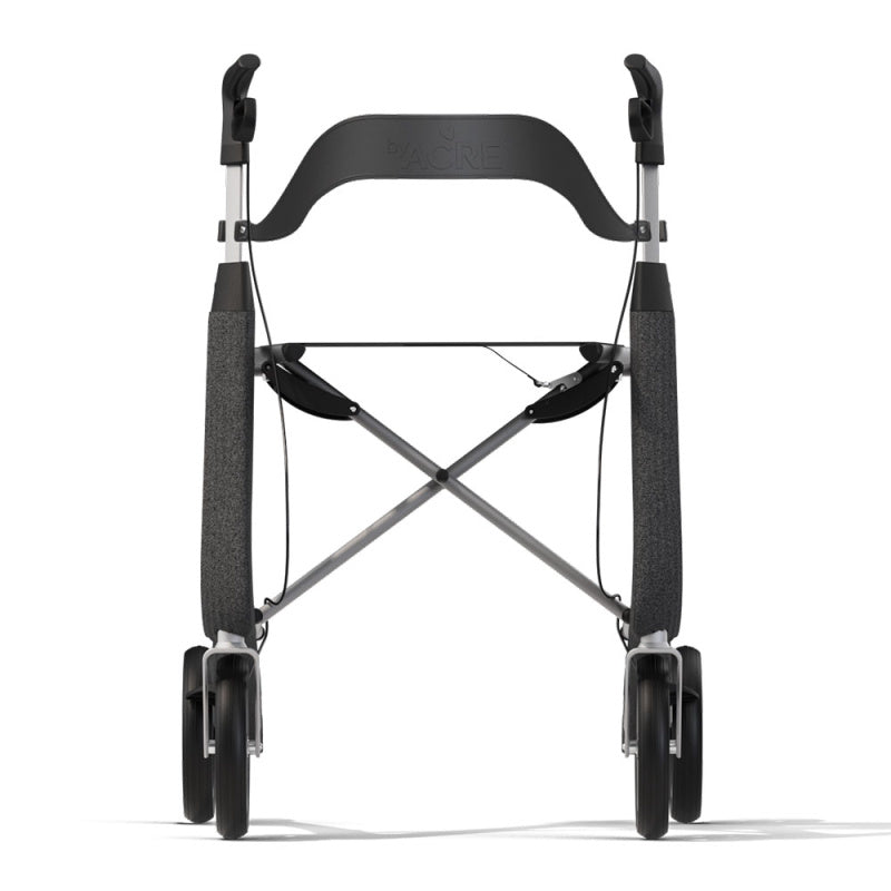 byACRE Nordic Pioneer Backrest - Front View on Black Rollator