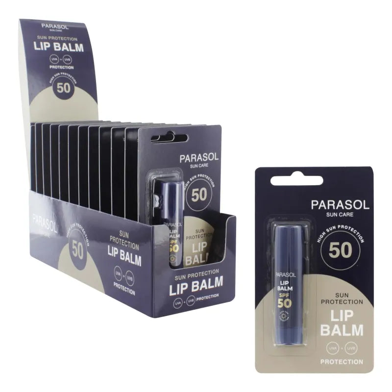 Parasol 50+ Lip Balm Stick X12 (Pack of 12)