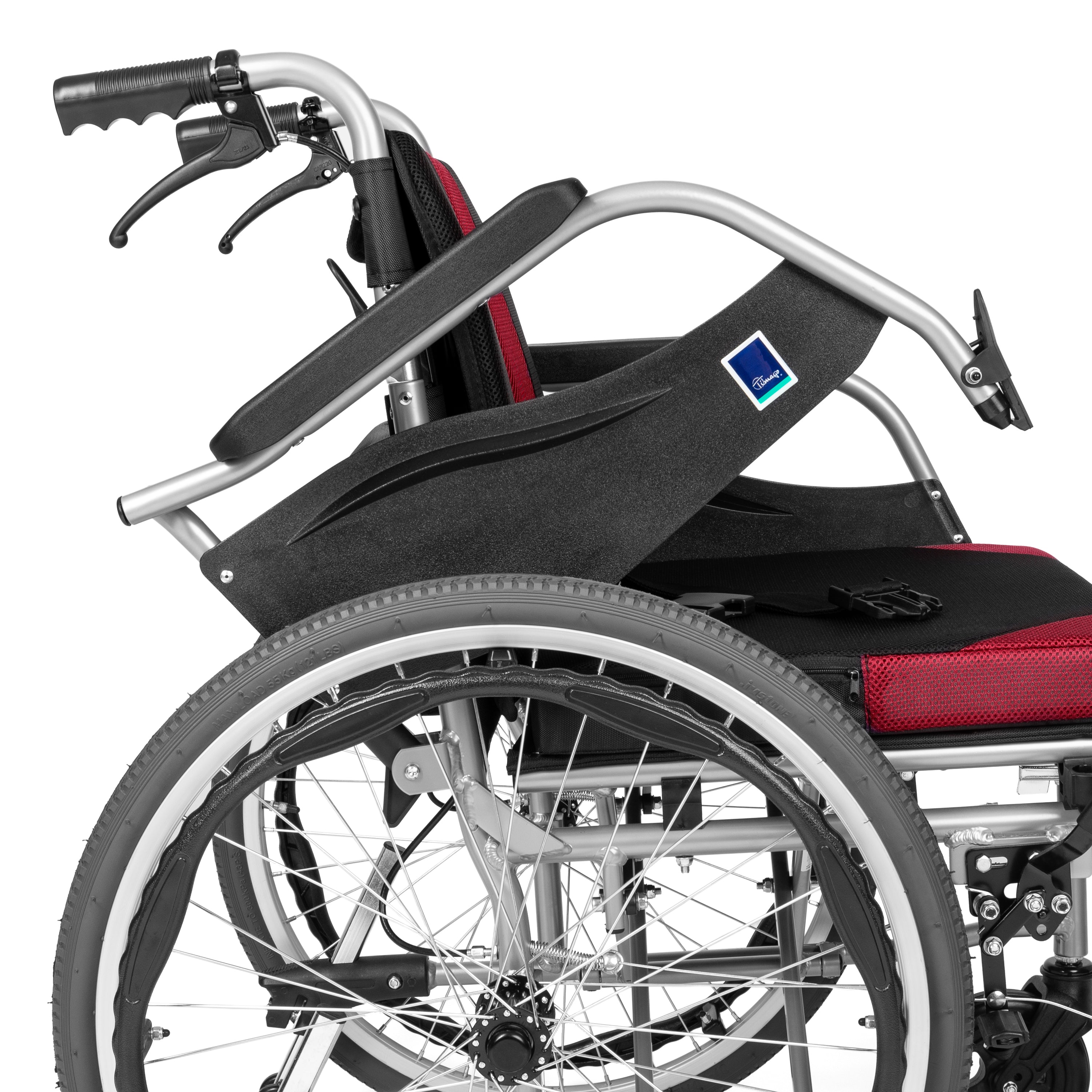 PREMIUM-TIM Aluminium Wheelchair with Foldable Backrest