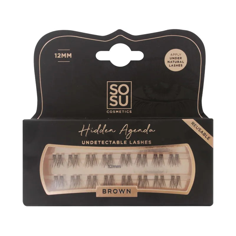 Sosu Hidden Agenda Refills 12Mm Brown (Pack of 6)