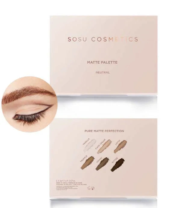 Sosu Matte Palette Neutral (Pack of 12)
