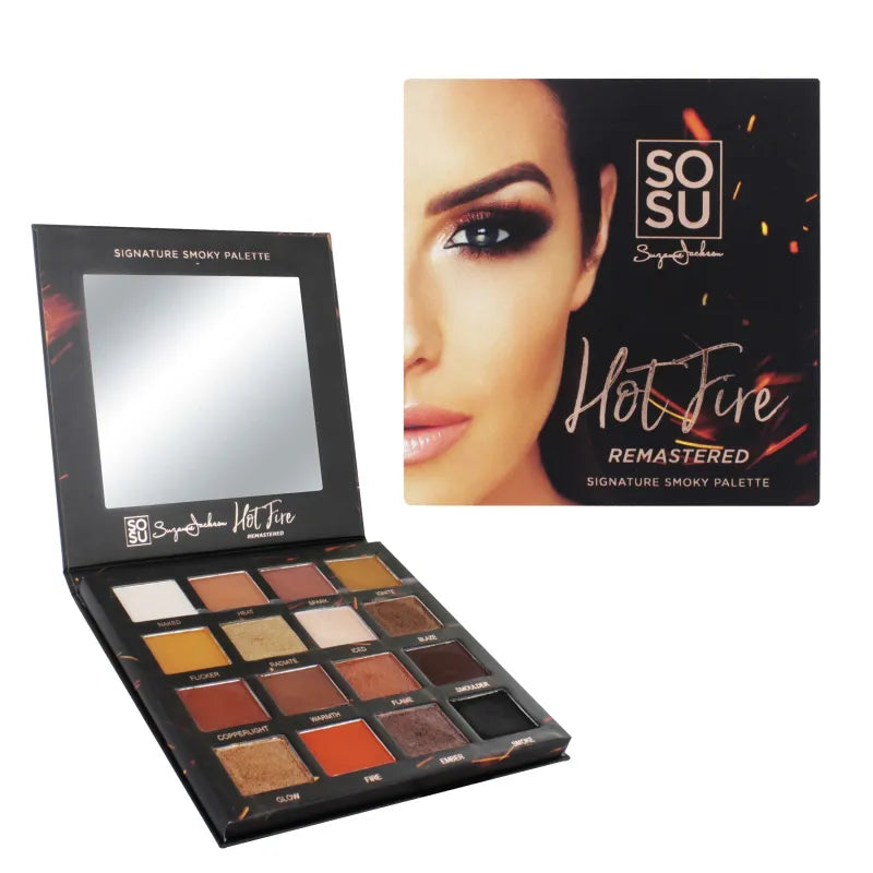 Sosu Eyeshadow Palette Hot Fire (Pack of 3)