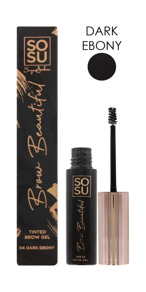 Sosu Brow Gel Dark Ebony (Pack of 3)