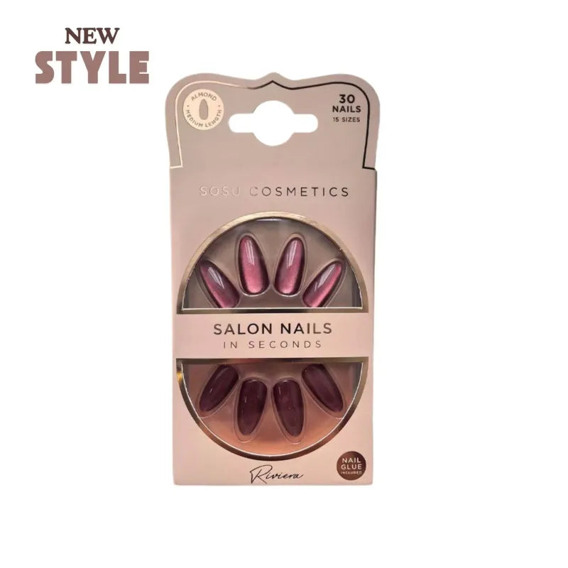 Sosu False Nails Riviera (Pack of 6)