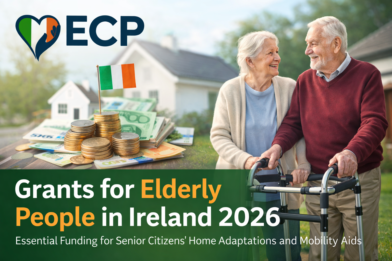Grants for Elderly People in Ireland 2026: Essential Funding for Senior Citizens' Home Adaptations and Mobility Aids
