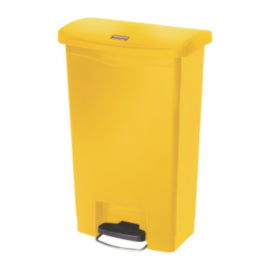 Rubbermaid Slim Jim Front StepOn Pedal Bin Yellow 50Ltr – waste bins & containers