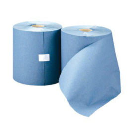 Leonardo 1-Ply Hand Towel Roll Blue – hand towels & centrefeed rolls