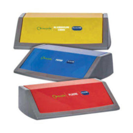 Addis Recycling Bin Kit Lids Metallic Red/Yellow/Blue PK3 – waste bins & containers