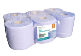 Musgrave Professional Blue Centrefeed 2 Ply 150mx17.5cm – hand towels & centrefeed rolls