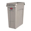 Rubbermaid Slim Jim Bin with Venting Channels Beige 60Ltr – cleaning & hygiene supplies
