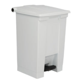 Rubbermaid Step-On Pedal Bin White 45.5Ltr – waste bins & containers
