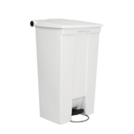 Rubbermaid Step-On Pedal Bin White 87Ltr – waste bins & containers
