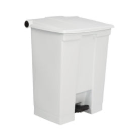 Rubbermaid Step-On Pedal Bin White 68Ltr – waste bins & containers