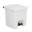 Rubbermaid Step-On Pedal Bin White 30.5Ltr – waste bins & containers