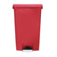Rubbermaid Slim Jim Step-On Pedal Bin Red 68Ltr – waste bins & containers