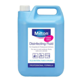 Milton Professional Disinfecting Fluid 5Ltr Pack of 2 – cleaning & hygiene supplies