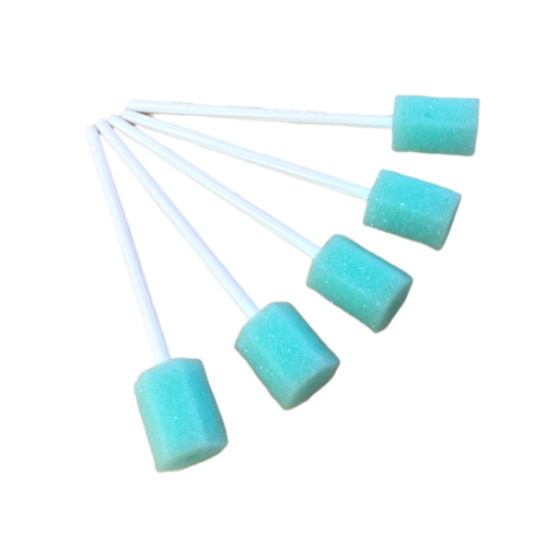 Single Foam Swabstick - detail view