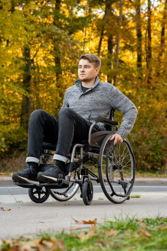 SIMPLE-TIM Aluminium Wheelchair – Lightweight, Comfortable, and Designed for Everyday Mobility