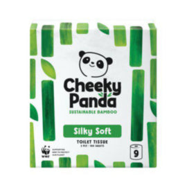 Cheeky Panda 3-Ply Toilet Tissue 9 Rolls per Pack – toilet tissue & rolls
