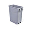 Grey Slim Recycling Bin 65L – waste bins & containers