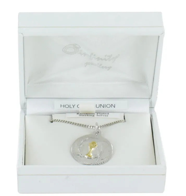 Silver Rp Communion Pendant Boxed (Pack of 6)