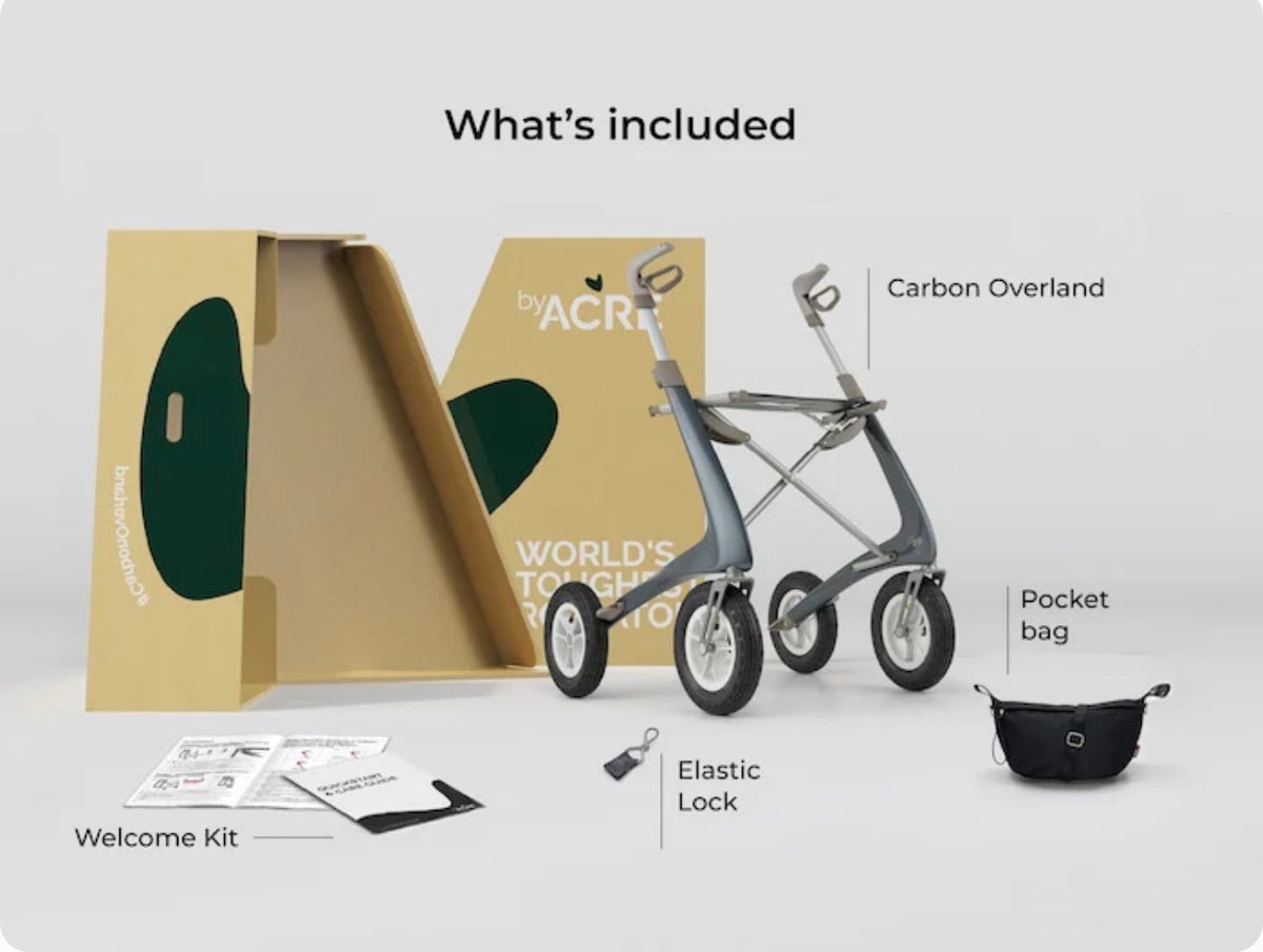 byACRE Carbon Overland All-Terrain Rollator