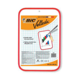 Bic Velleda Dry Wipe Board 300x440mm Red – cleaning & sanitising wipes