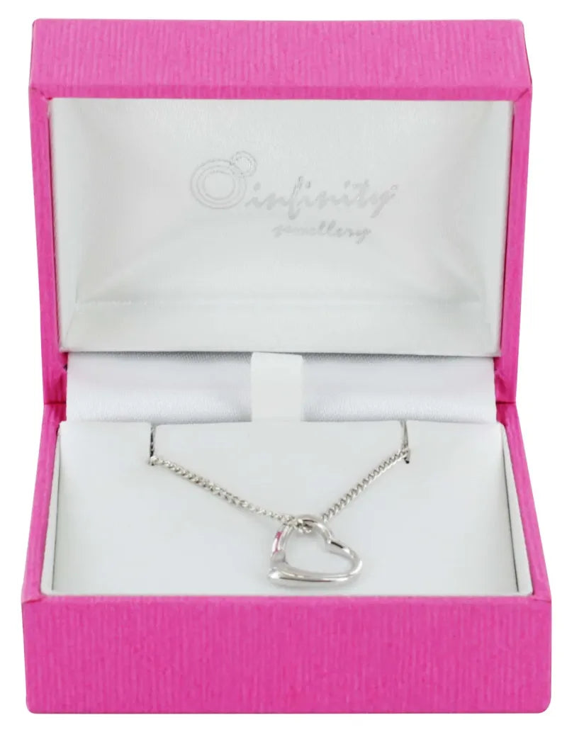 Silver Rp Heart Pendant Boxed (Pack of 6)