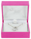Silver Rp Diam Heart Pendant Boxed (Pack of 6)