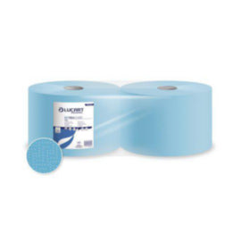 Lucart Professional Skytech 3.1000 Floorstand 3-Ply Paper Roll Blue – cleaning & hygiene supplies
