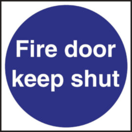 Fire Door Sign – cleaning & hygiene supplies