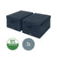 Leitz Fabric Box With Lid Twinpack Med Grey – cleaning & hygiene supplies
