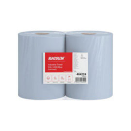 Katrin Classic Industrial Hand Towel Roll Blue 500 Sheets – hand towels & centrefeed rolls