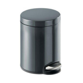 Durable Pedal Bin Metal Rnd 5l Cha – waste bins & containers