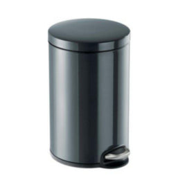 Durable Pedal Bin Metal Rnd 12l Cha – waste bins & containers