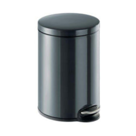 Durable Pedal Bin Metal Rnd 20l Cha – waste bins & containers