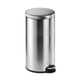 Durable Stainless Steel Soft Release Fingerproof Coating Pedal Bin 30 Litre – waste bins & containers