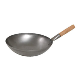 Chinese Wok Wooden Handle 13.5 Inch/34cm – cleaning & hygiene supplies