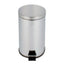 Probbax Round Pedal Mirror Stainless Steel Bin 20L – cleaning & hygiene supplies