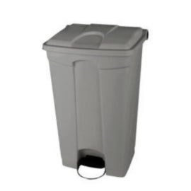 Probbax Pedal Polypropylene Grey Bin 90L – cleaning & hygiene supplies